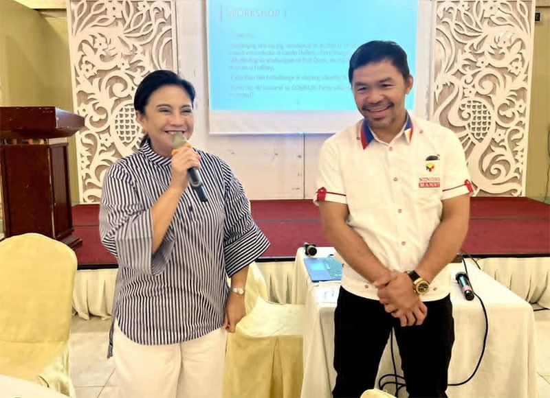 Pacquiao pinaigting Senate bid sa suporta ni Robredo sa Naga City