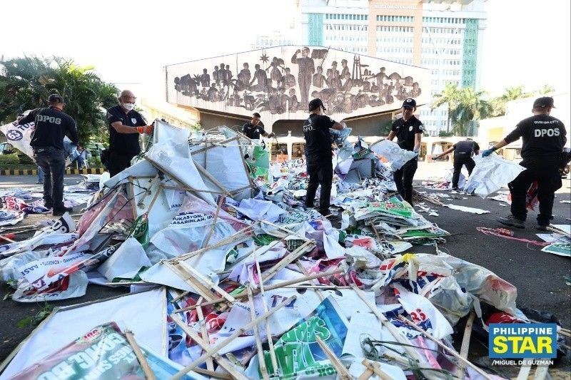 Candidates told: Plastic posters not allowed in Quezon City