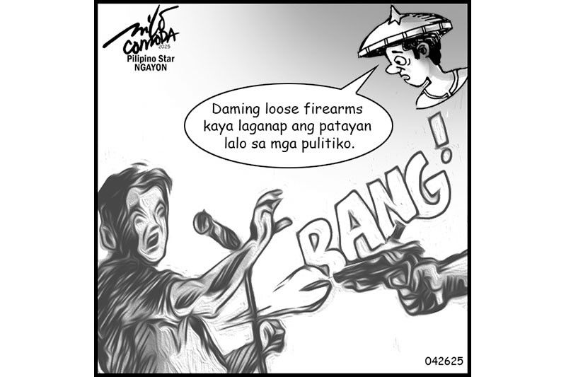 EDITORYAL - Umaariba ang krimen dahil sa illegal na baril