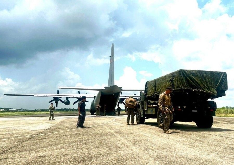 Philippines, US test air defenses as China seizes reef