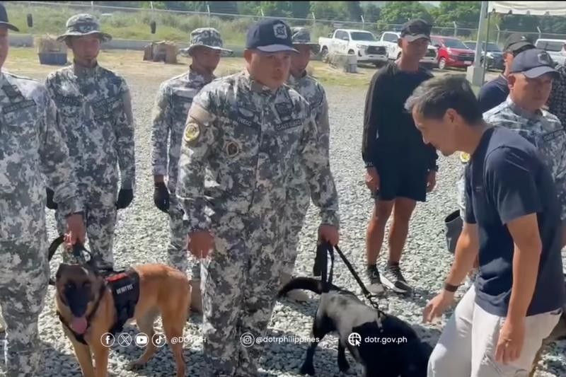 DOTr to deploy more K9 units to LRT, MRT stations