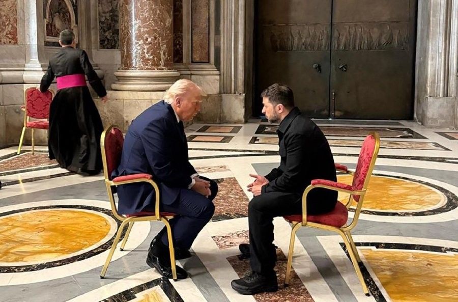 Trump raises Putin doubts after Zelensky talks at Pope Francis' funeral