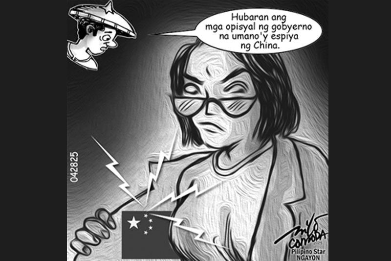 EDITORYAL — Hubaran, mga espiya ng China