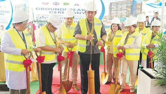 Speaker breaks ground for PCMC pediatric center