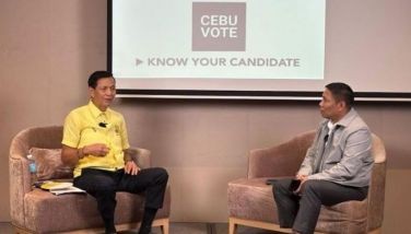 Former Cebu City mayor Michael Rama outlines his plans and programs for the city in a sit down interview during the &acirc;Know Your Candidate&acirc; series of The Freeman hosted by news editor Fred Languido. 