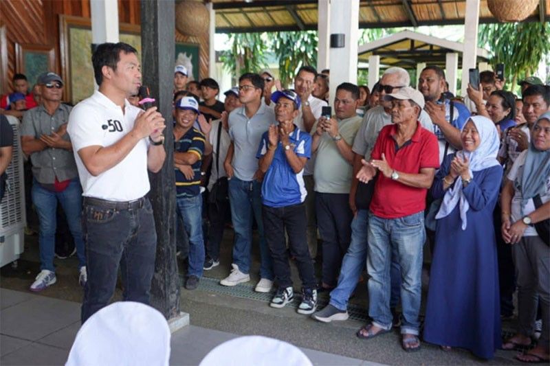 Pacquiao patuloy na umaani ng suporta sa Mindanao