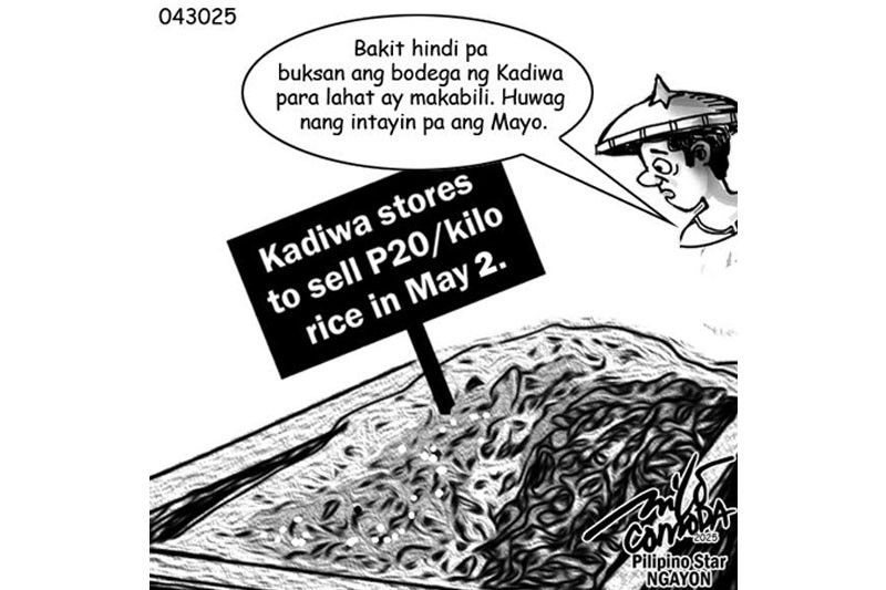 EDITORYAL � Murang bigas habampanahon