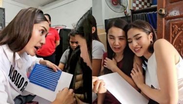 Miss Universe Philippines 2025 candidates learn Braille from visually-impaired kids
