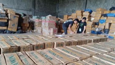 Cops seize P36.7-M worth smuggled cigarettes in Zamboanga City