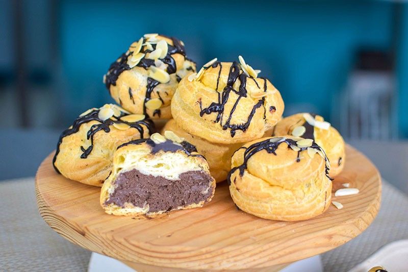 Chef Jackie Ang Po's Chocolate-glazed Cream Puffs recipe