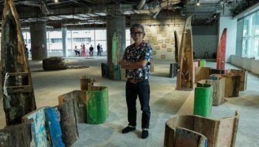 Artist Pete Jimenez tackles West Philippine Sea with cut-up boats artworks