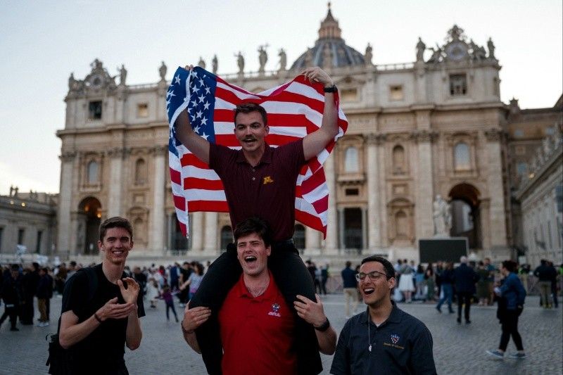 'A blessing': US Catholics celebrate first American pope