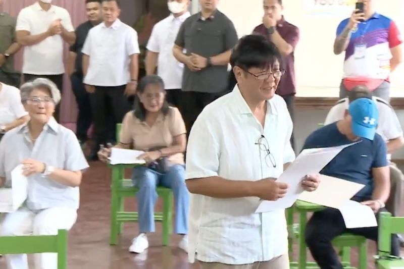 Marcos, family cast ballot in pivotal midterm polls