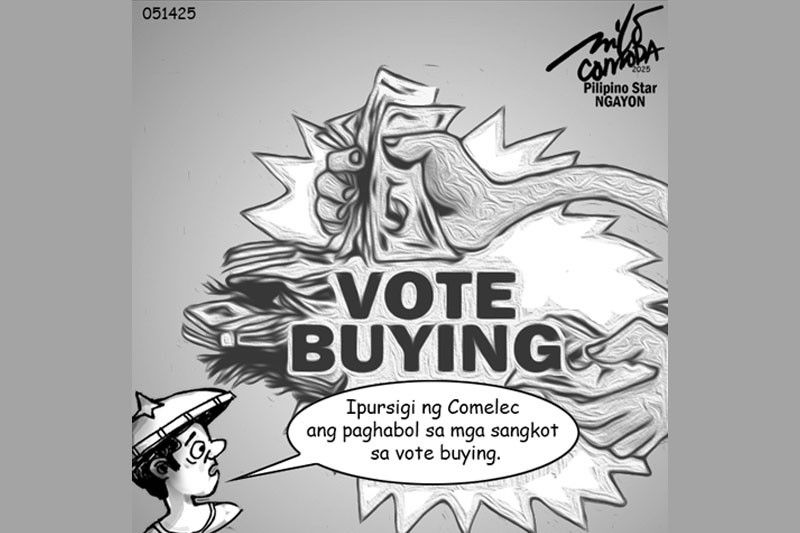 EDITORYAL — Mga sangkot sa vote buying hahabulin pa?