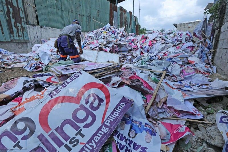 Comelec sa mga kandidato: Campaign materials, dapat nang tanggalin hanggang Mayo 17 Â