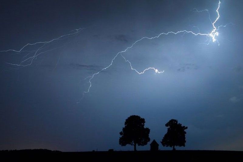 Lightning kills 2 cops