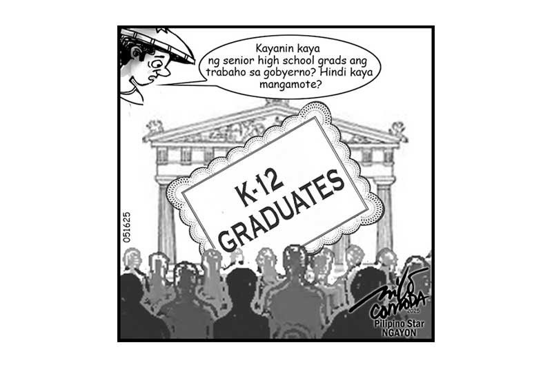 EDITORYAL - K to 12 graduates ubra nang magtrabaho