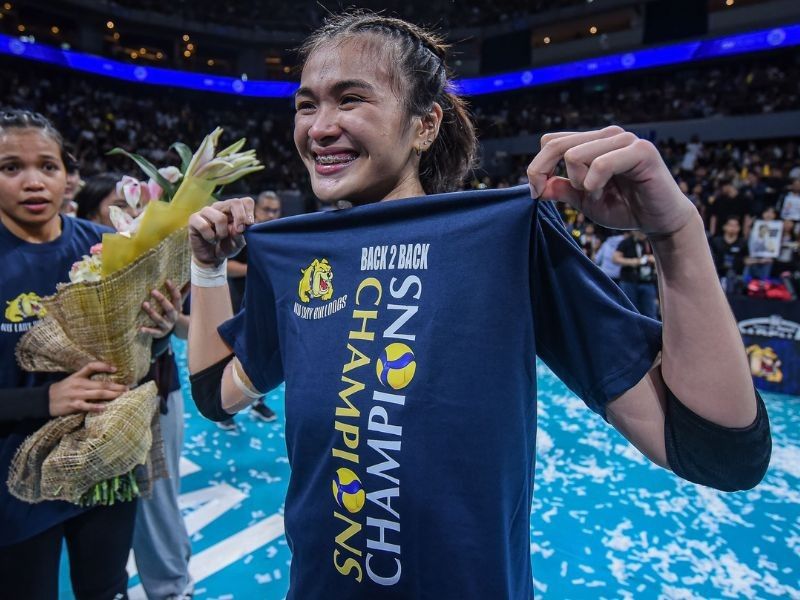 Queen Lady Bulldog Belen cements place among Philippine college volleyball's greatest