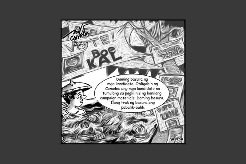 EDITORYAL - Basura ng kandidato