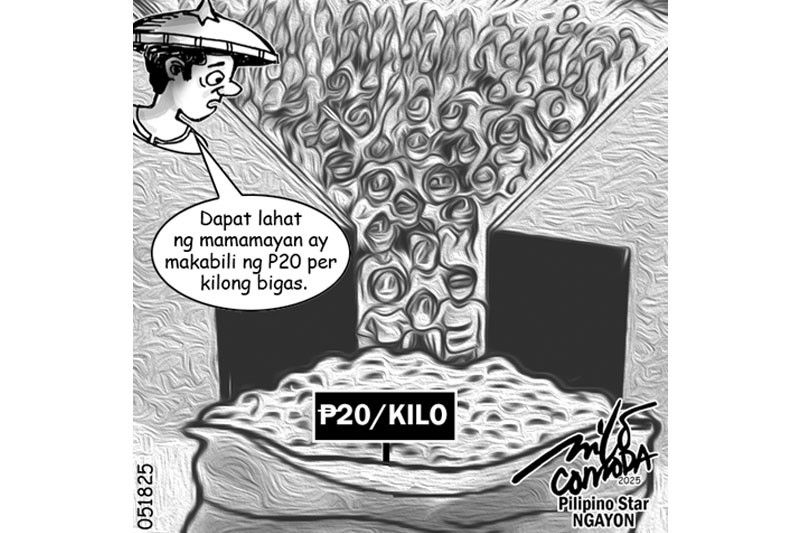 EDITORYAL — Sana ‘all’ sa P20 per kilong bigas