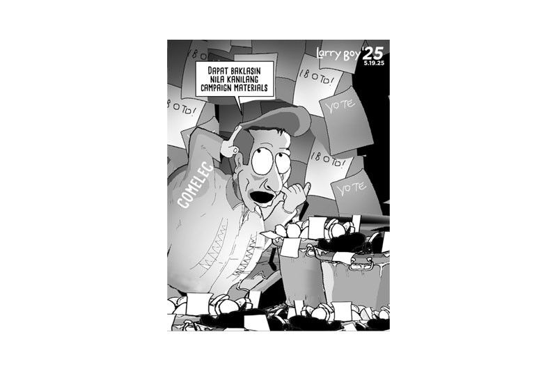 EDITORYAL - Daming basura ng kandidato