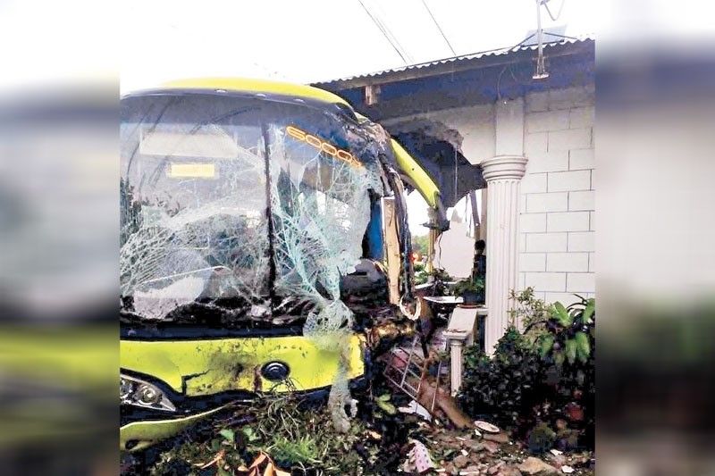 1 dead in Antique bus, van collision