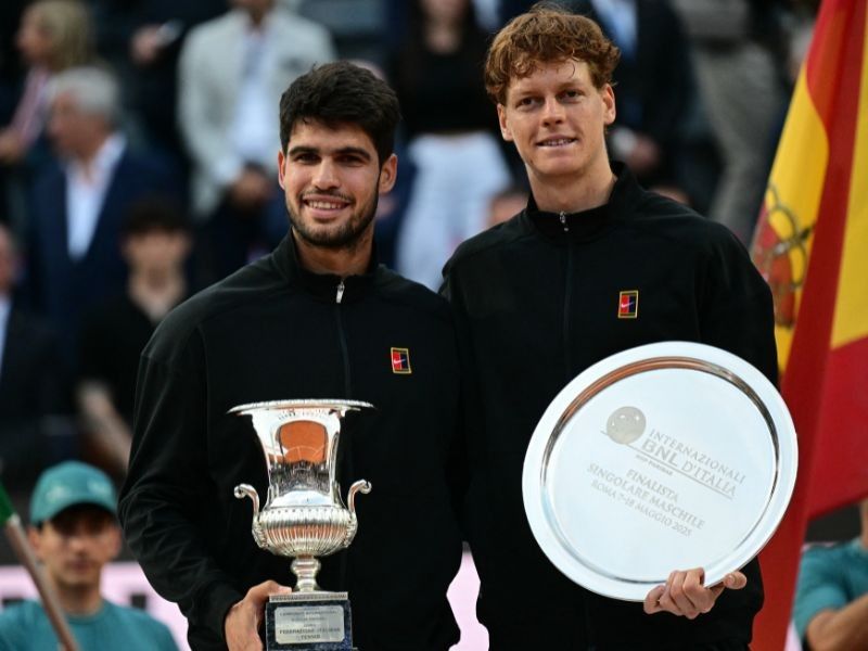Rome champ Alcaraz wary of 'insane' Sinner in French Open