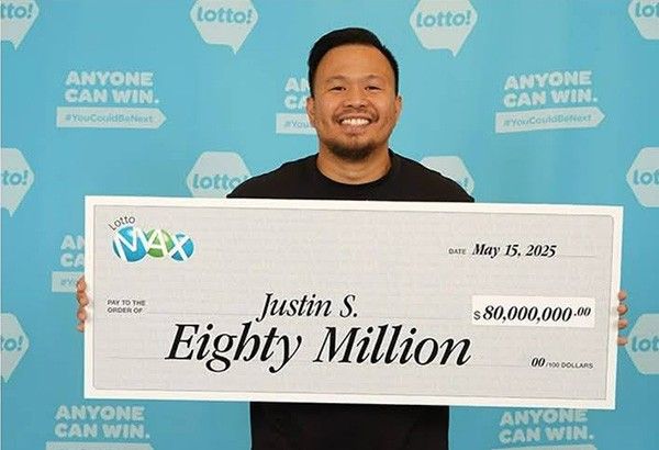 'Struggling' Filipino immigrant wins P4.64 billion from biggest lottery in Canadian history