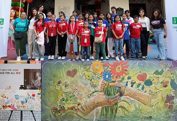 Pinoy kids’ Picasso-inspired artwork sent to Paris exhibition to promote peace