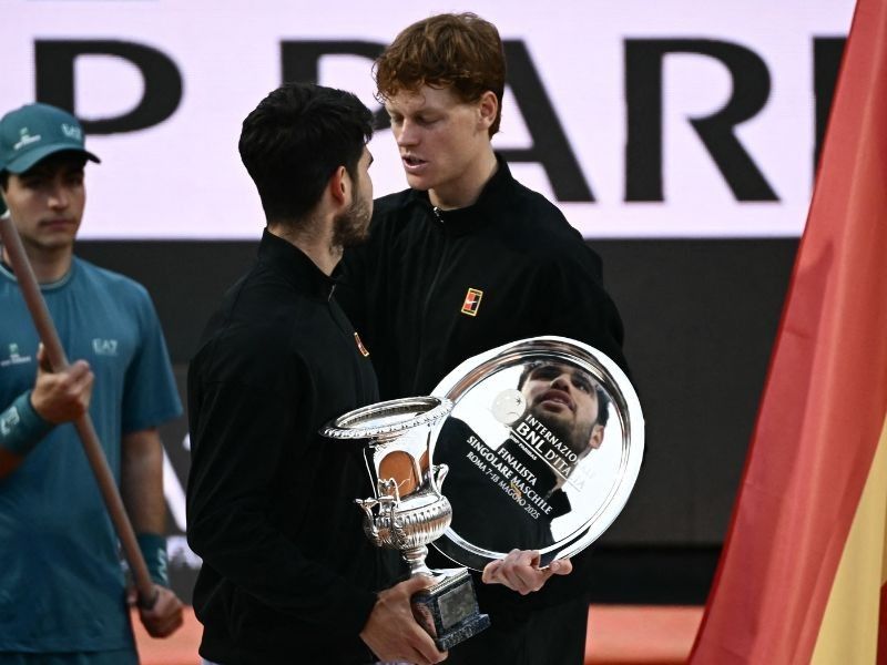 'Man to beat' Alcaraz wary of sharper Sinner at French Open