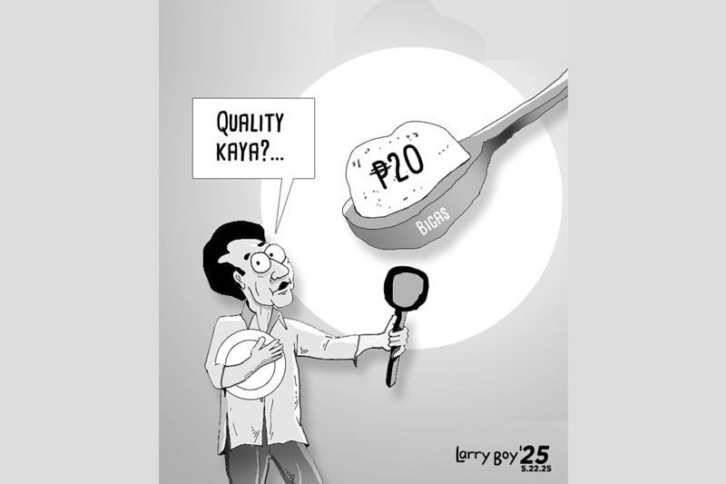 EDITORYAL — Kalidad ng P20/K bigas, siguruhin