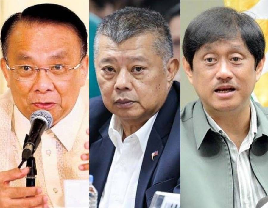 With Marcos in Malaysia, Bersamin, Remulla, Estrella take command