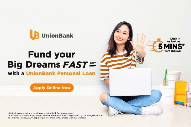 Realize your dreams: UnionBank launches fastest processing of personal loans