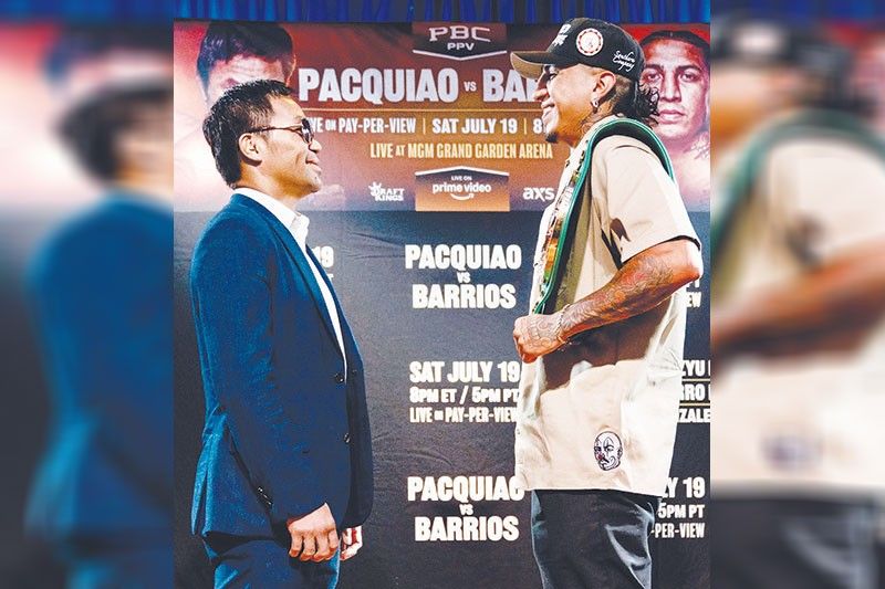Pacman tiwalang tatalunin si Barrios