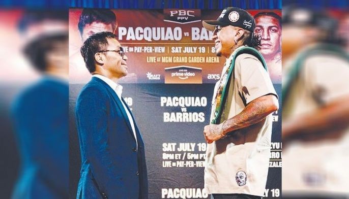 Pacman tiwalang tatalunin si Barrios