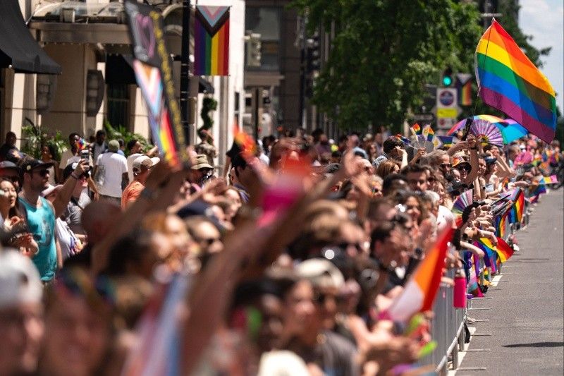 WorldPride March in Washington thumbs nose at Trump