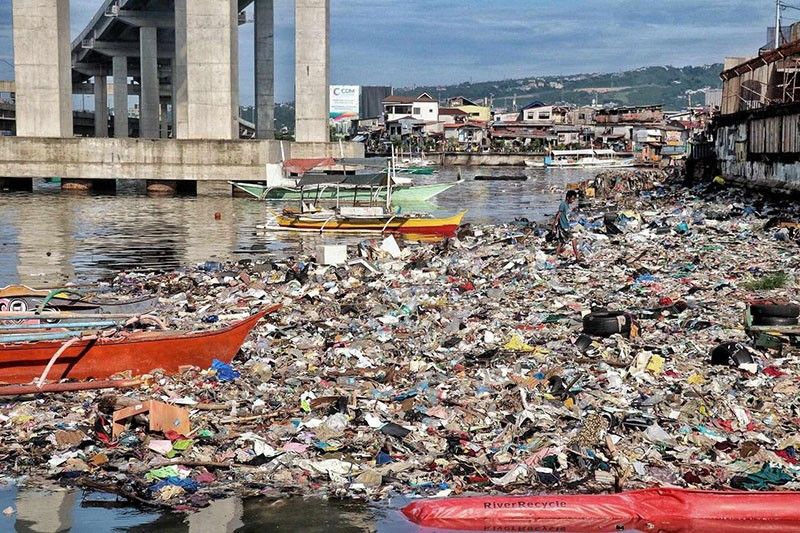 Plastic waste causing Mandaue City floods