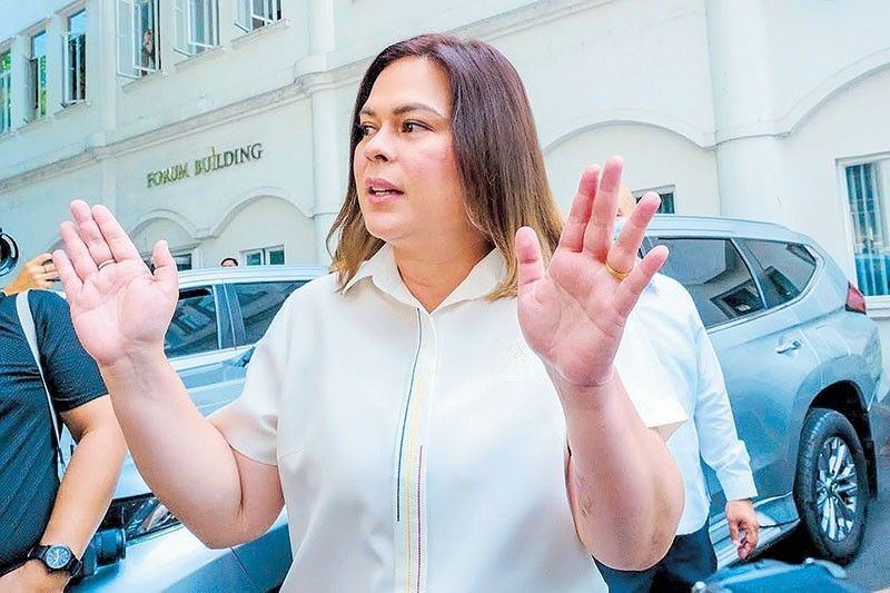 Sara mum on Senate summons