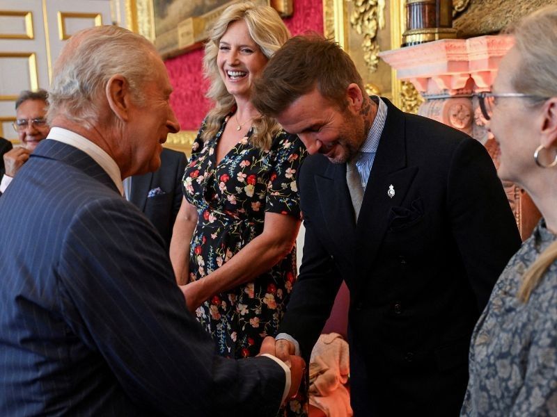 Arise Sir David! Football legend Beckham knighted