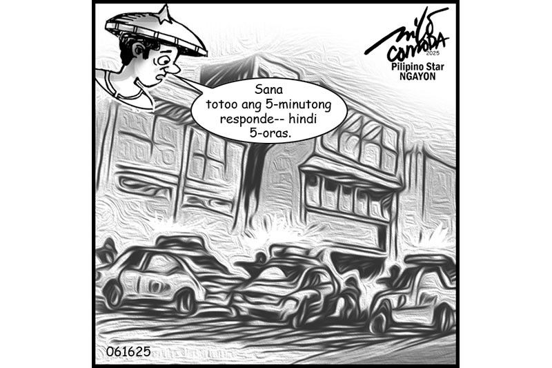EDITORYAL - 5-minute response policy ng PNP