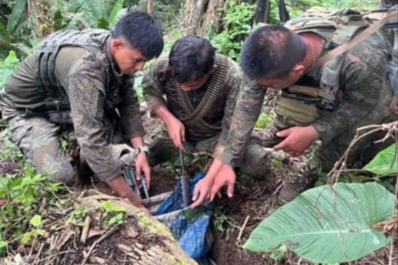 Hidden NPA weapons found in South Cotabato