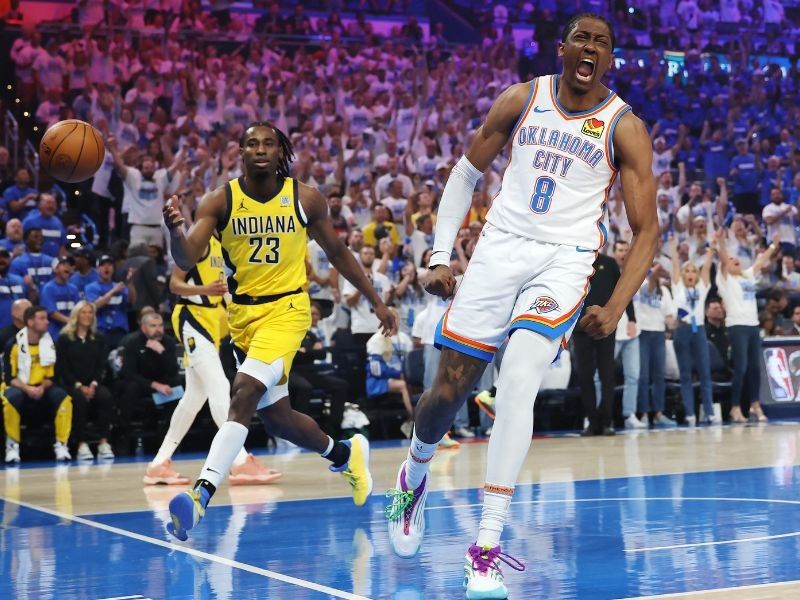 Thunder repel Pacers to move one win away from NBA title