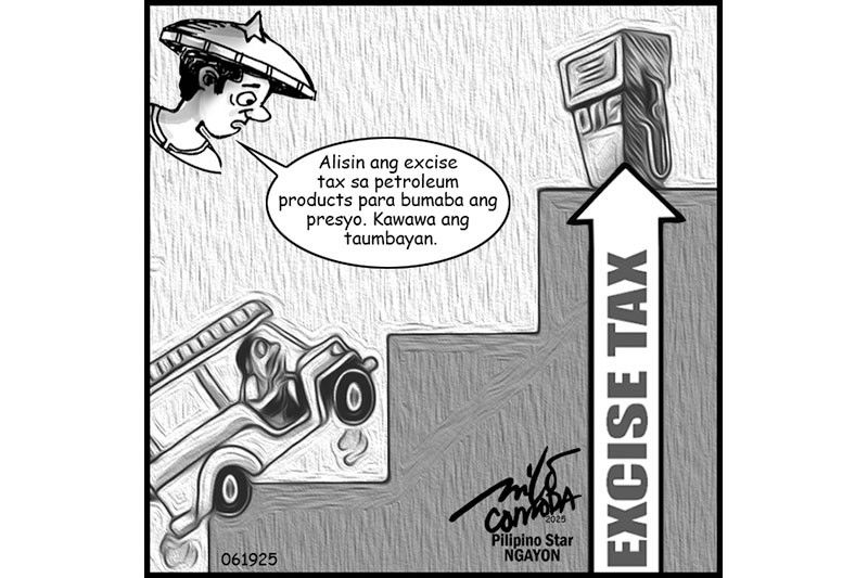 EDITORYAL - Excise tax sa petrolyo suspendihin muna