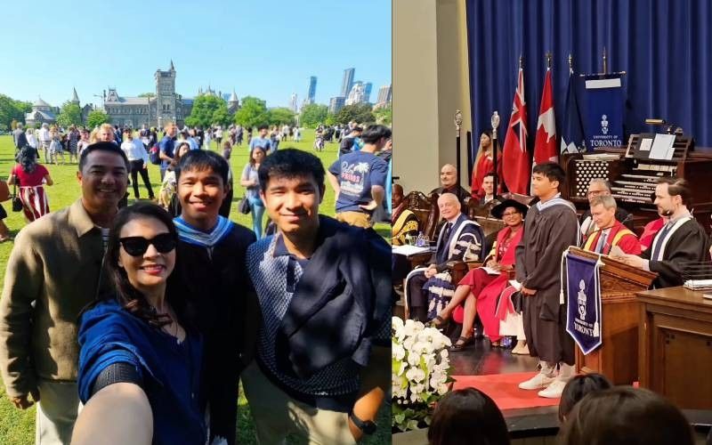 Gelli de Belen, Ariel Rivera proud of son Julio's professional kinesiology degree