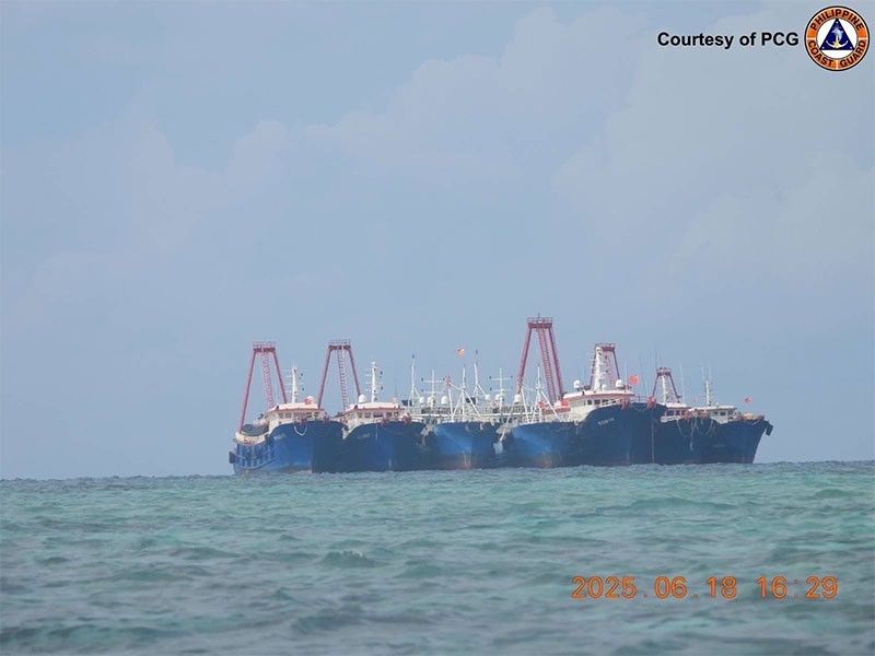 50 Chinese militia vessels, nagkumpulan sa Rozul Reef