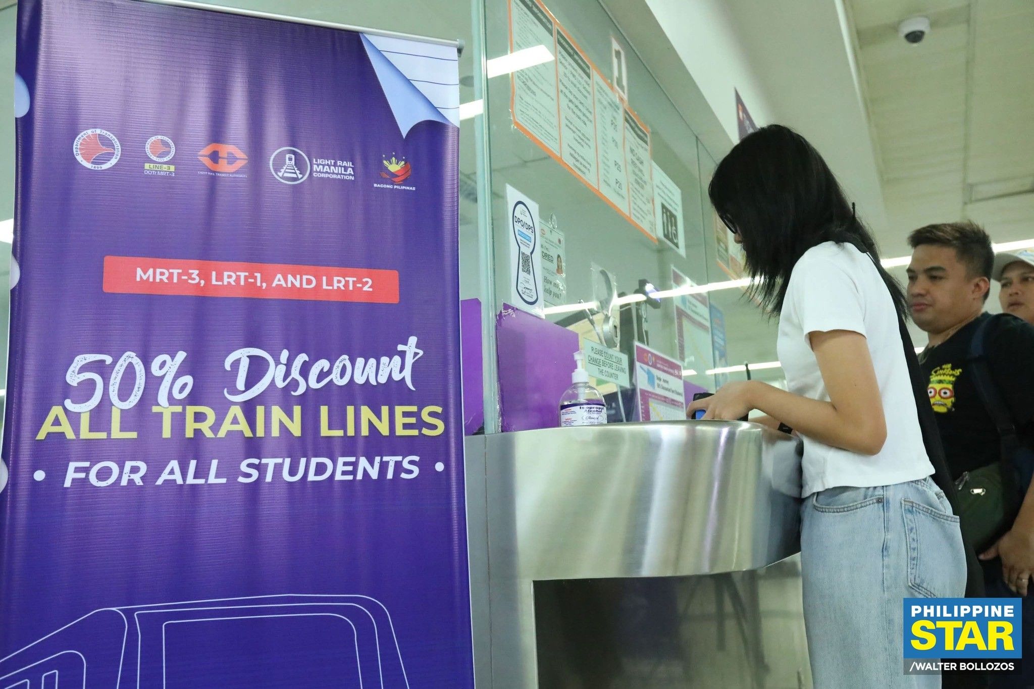 50% student discount sa tren umarangkada na