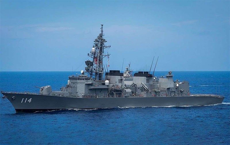 Two Japanese warships in Manila for three-day visit