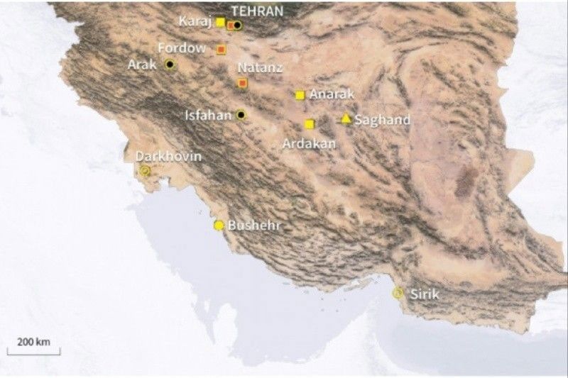 3 nuclear sites ng Iran, inatake ng US