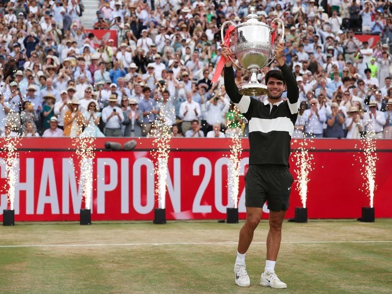 Queen's champion Alcaraz in groove ahead of Wimbledon