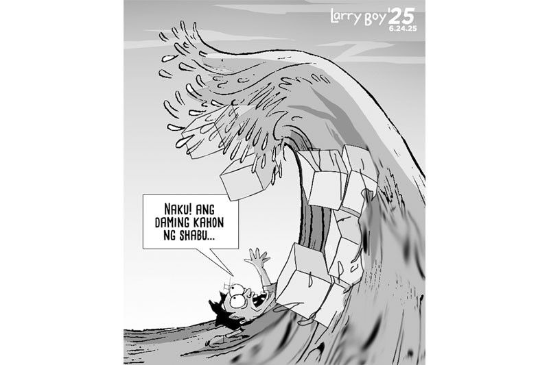 EDITORYAL — Patuloy, paglutang ng shabu sa dagat